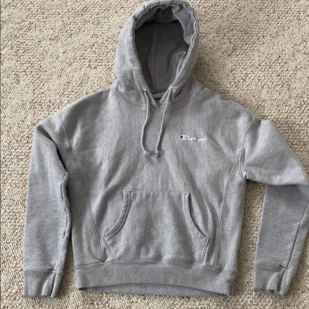 Women’s gray champion hoodie